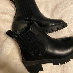 Black boots